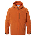 Truro Mens Hooded Softshell Jacket - Dark Orange - Image 9