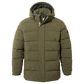 Tunnard Mens Short Shower Resistant Insulated Jacket - Khaki - Image 12