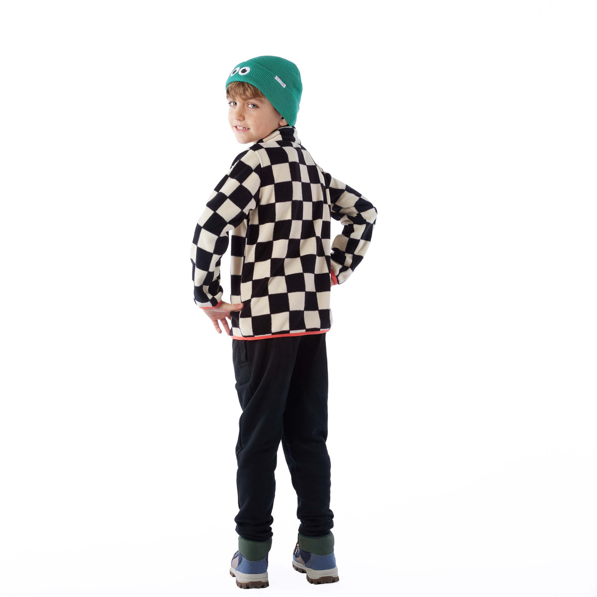 Uda Kids Shaun the Sheep Knit Hat - Jungle Green - Image 4