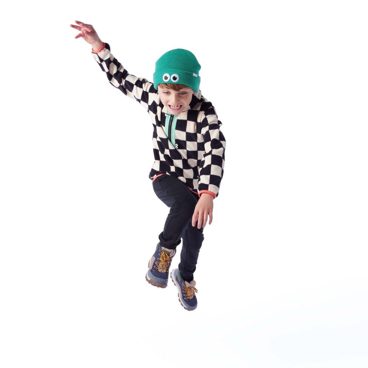 Uda Kids Shaun the Sheep Knit Hat - Jungle Green - Image 5
