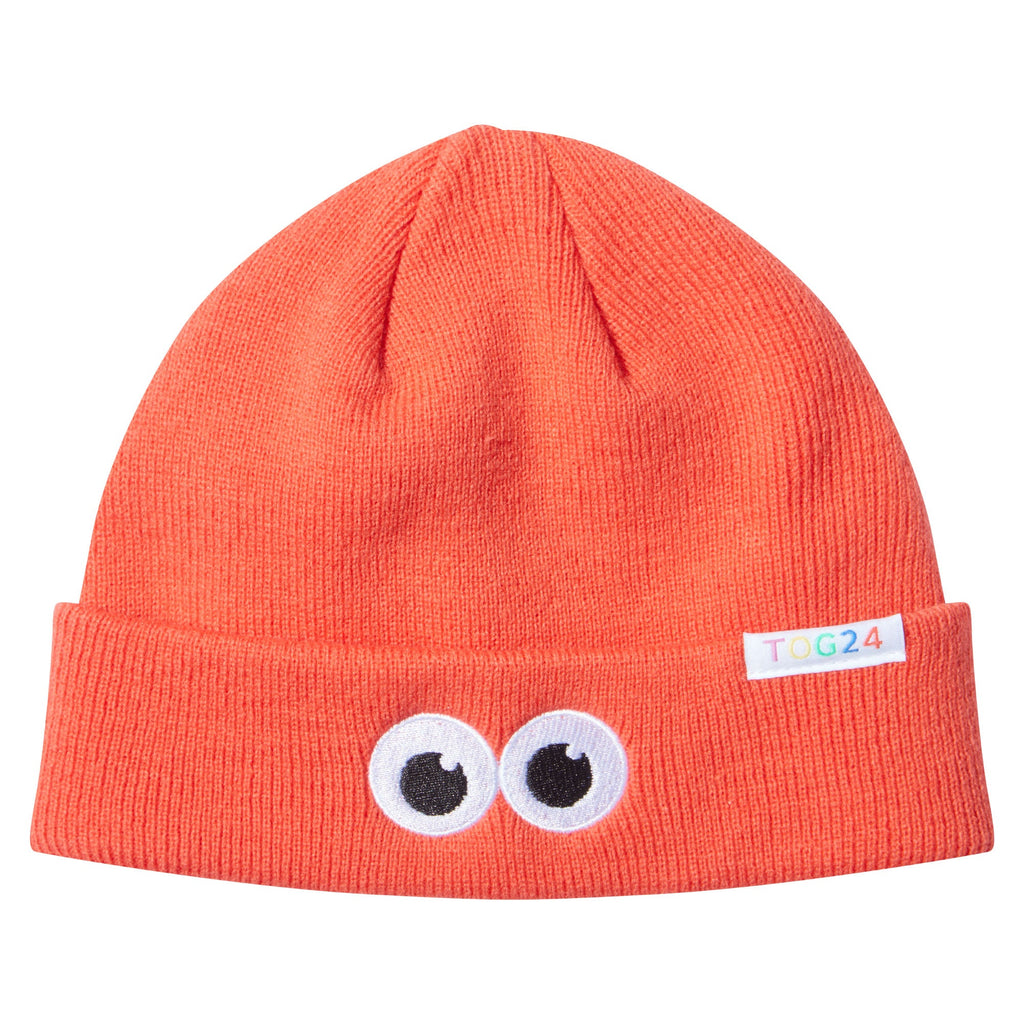 Uda Kids Shaun the Sheep Knit Hat - Satsuma Orange - Image 5