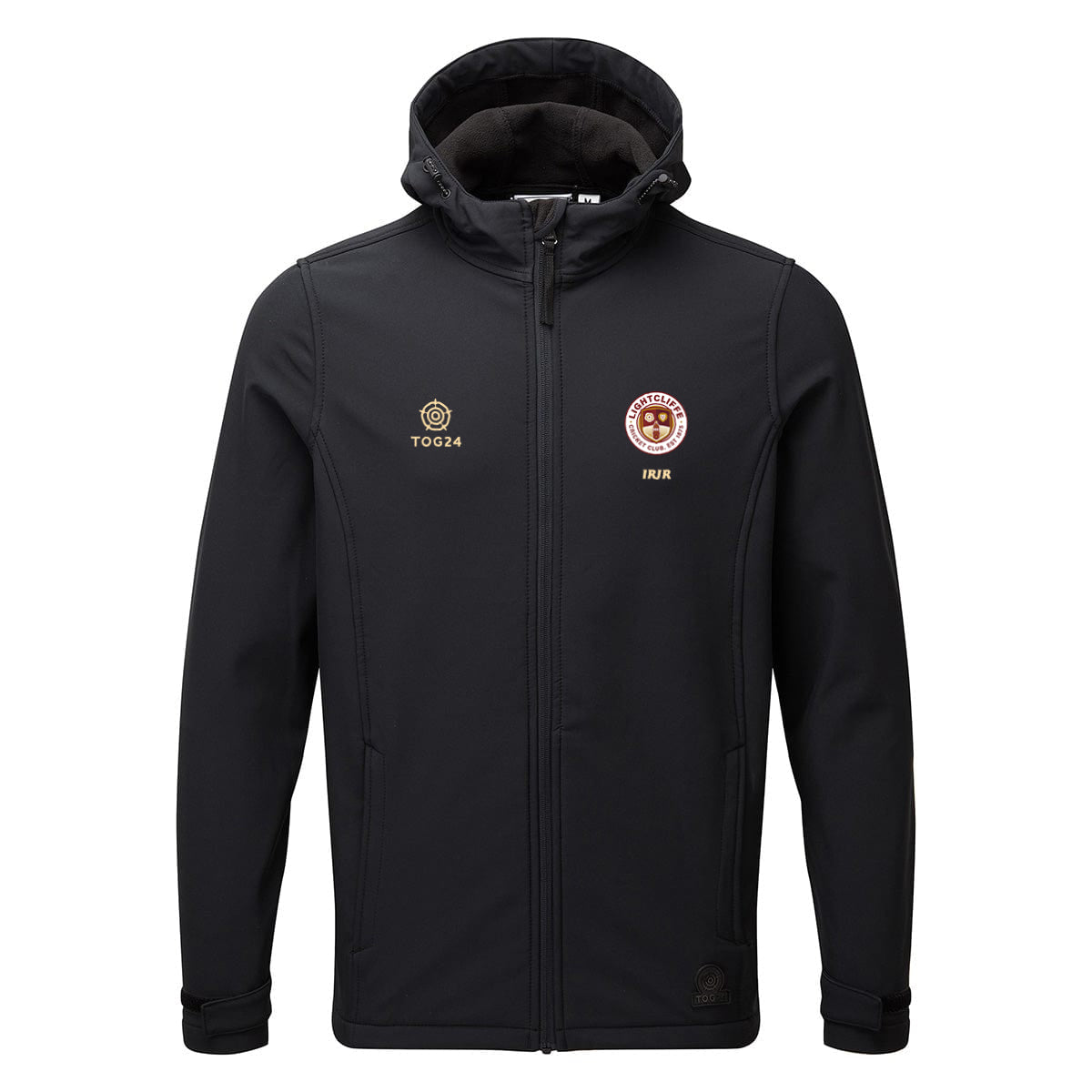 Lightcliffe CC Mens - Valley Softshell Hoody Black - Image 2