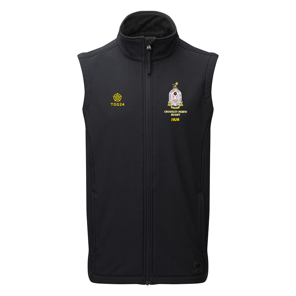 Crossley Heath Mens - Valley Softshell Gilet Black - Image 2