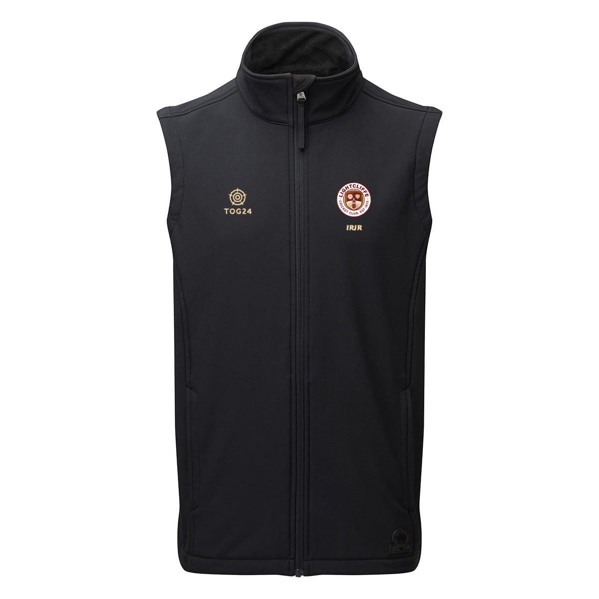 Lightcliffe CC Mens - Valley Softshell Gilet Black - Image 2