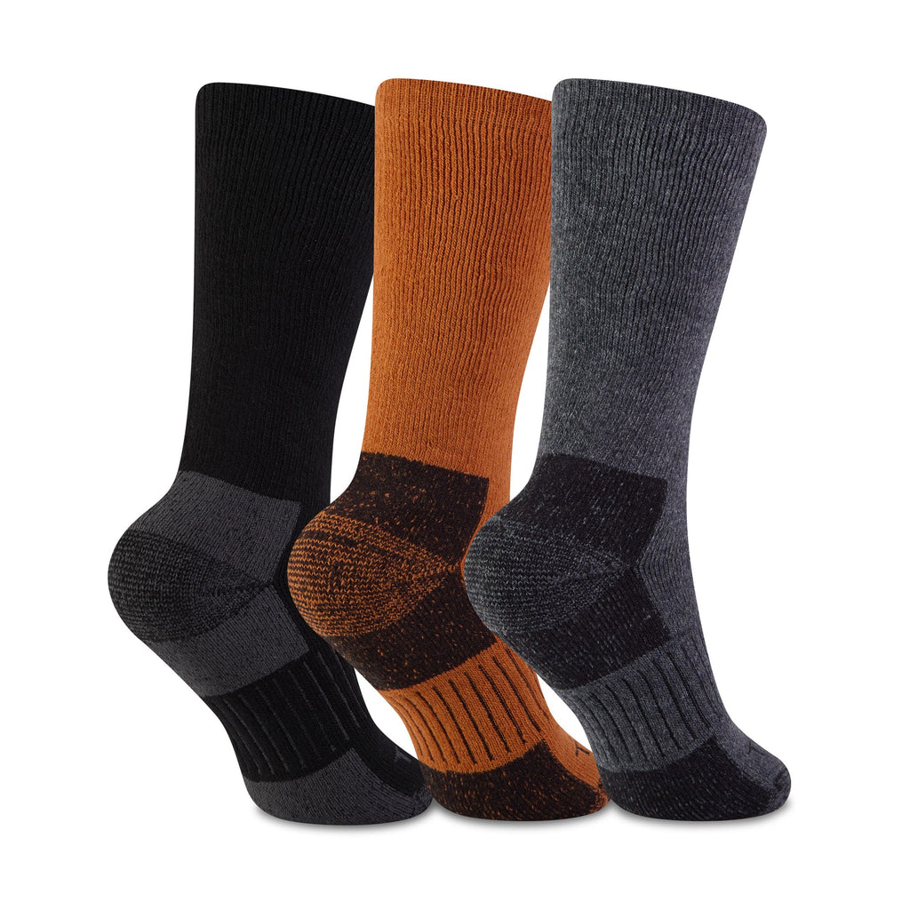 Villach 3 Pack Mens Trek Socks - Black/Mahogany/Dk Grey Marl - Image 2