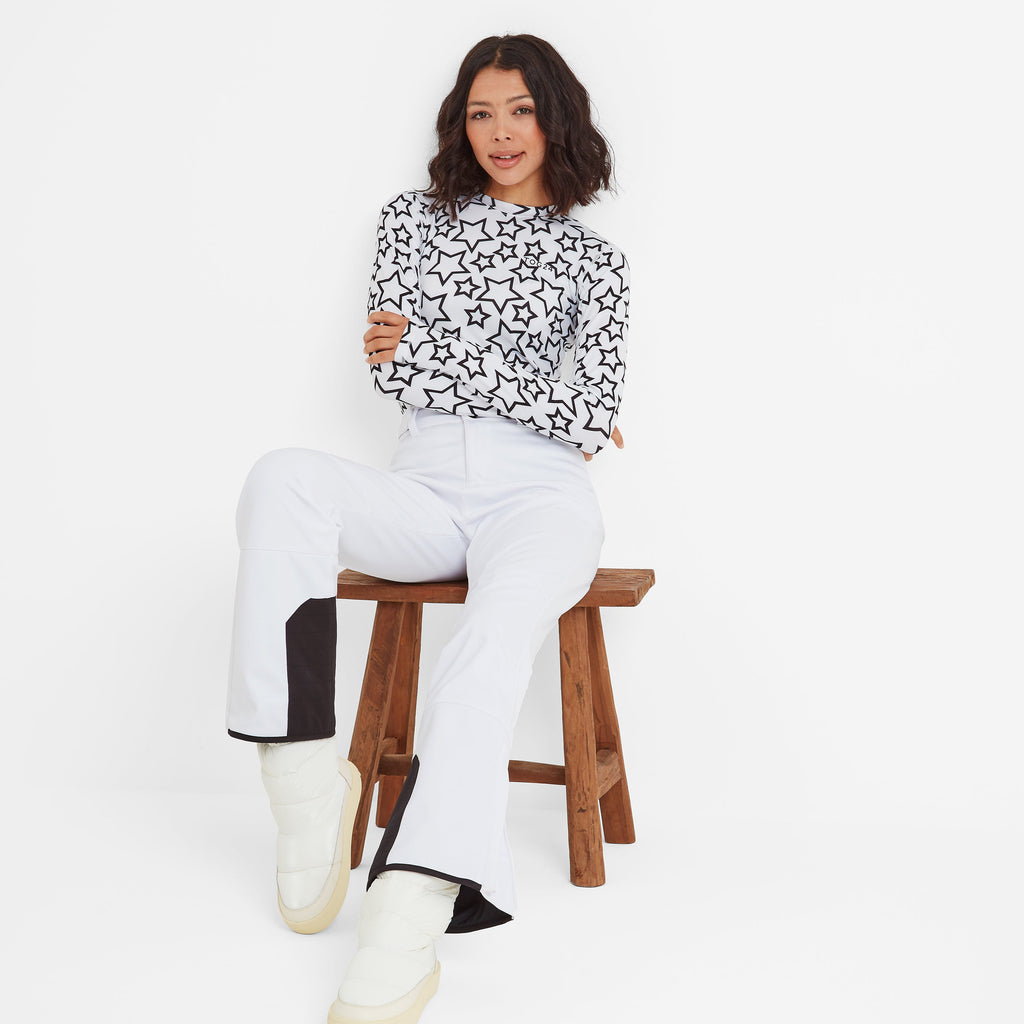 Vista Womens Salopettes Regular - Optic White - Image 4