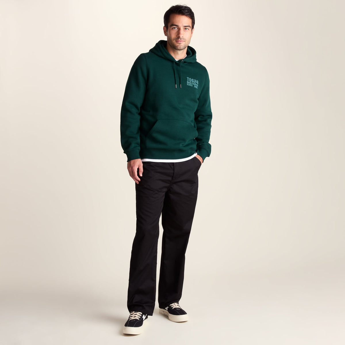 Whalley Mens Supersoft Hoody - Midnight Green - Image 2