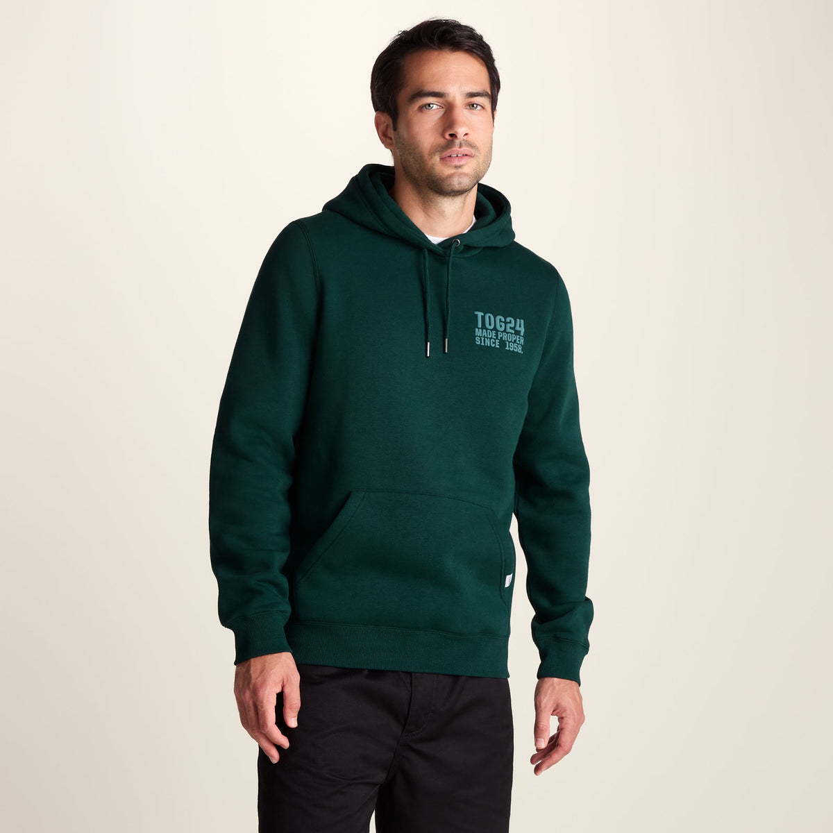 Whalley Mens Supersoft Hoody - Midnight Green - Image 6