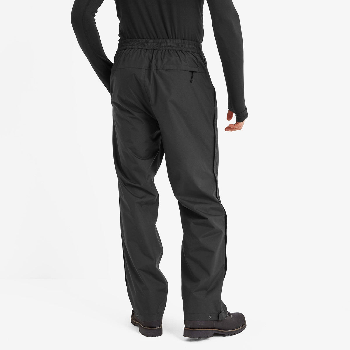 Wigton Mens Waterproof Trousers Regular - Black - Image 3