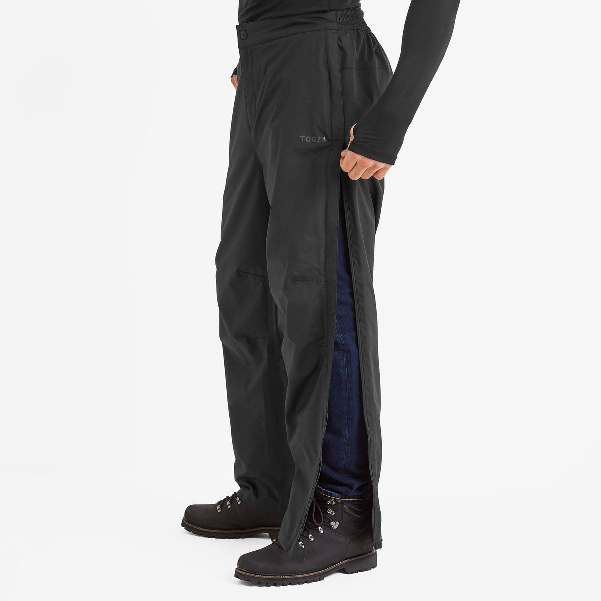Wigton Mens Waterproof Trousers Short - Black - Image 4