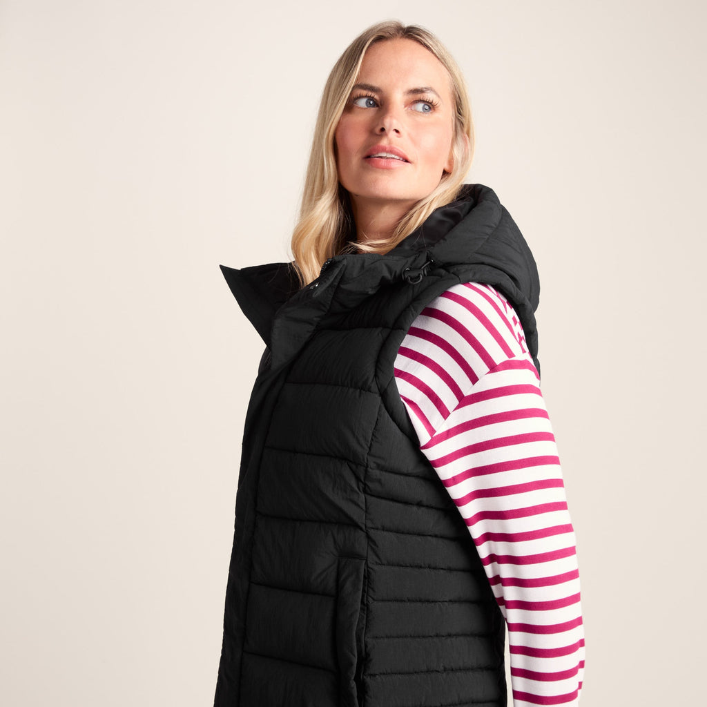 Wyness Womens Shower Resistant Insulated Jacket - Black - Image 5