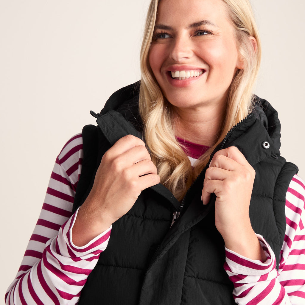 Wyness Womens Shower Resistant Insulated Jacket - Black - Image 6