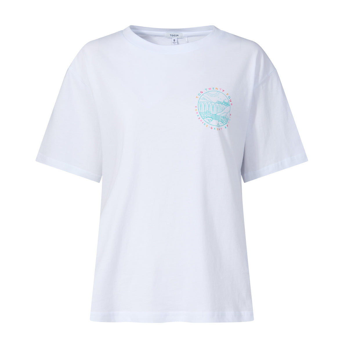 Yorkshire Womens 100% Cotton Supersoft Relaxed Fit T-Shirt - Optic White - Image 6