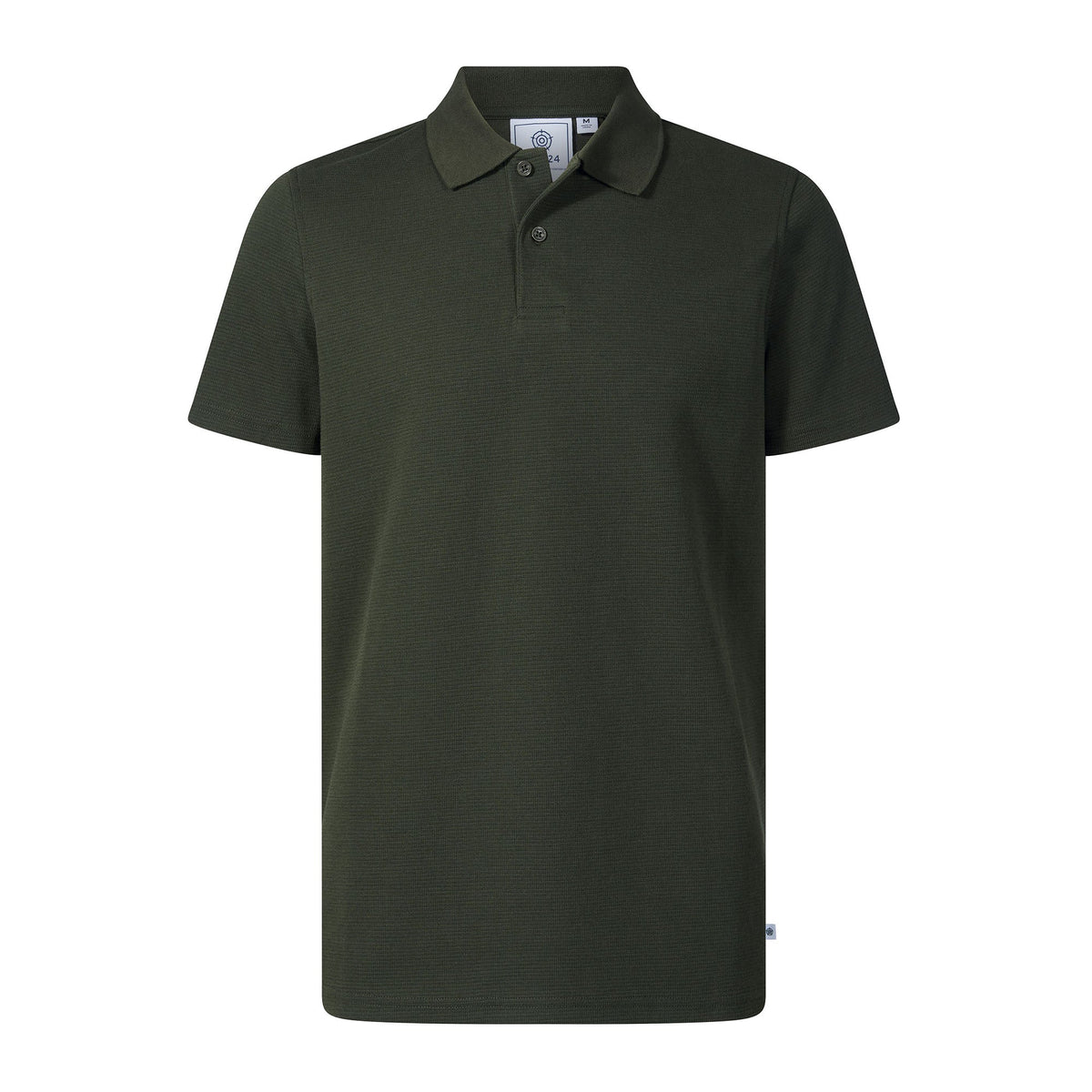 Zaden Mens Polo Shirt - Dark Olive Green - Image 6