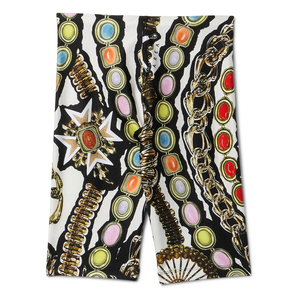 AREA Gemstone Chain Printed Biker Short (Multi) - Image 2