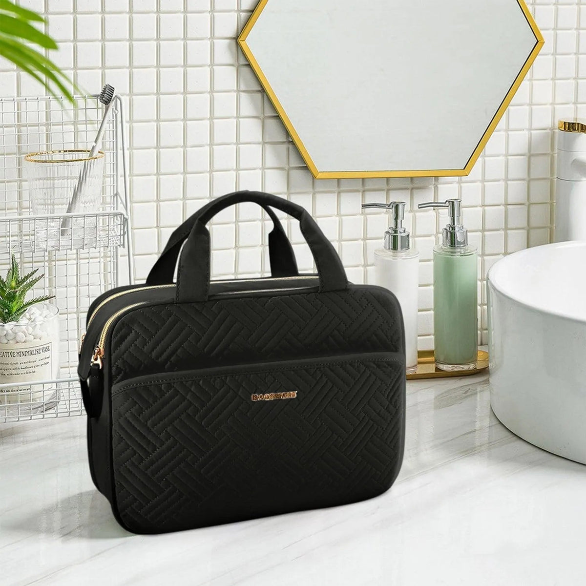 Travel Water-resistant Makeup Organizer Bag - Image 14