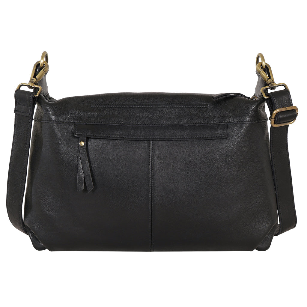 Avery Milled Leather Crossbody Bag - Image 8