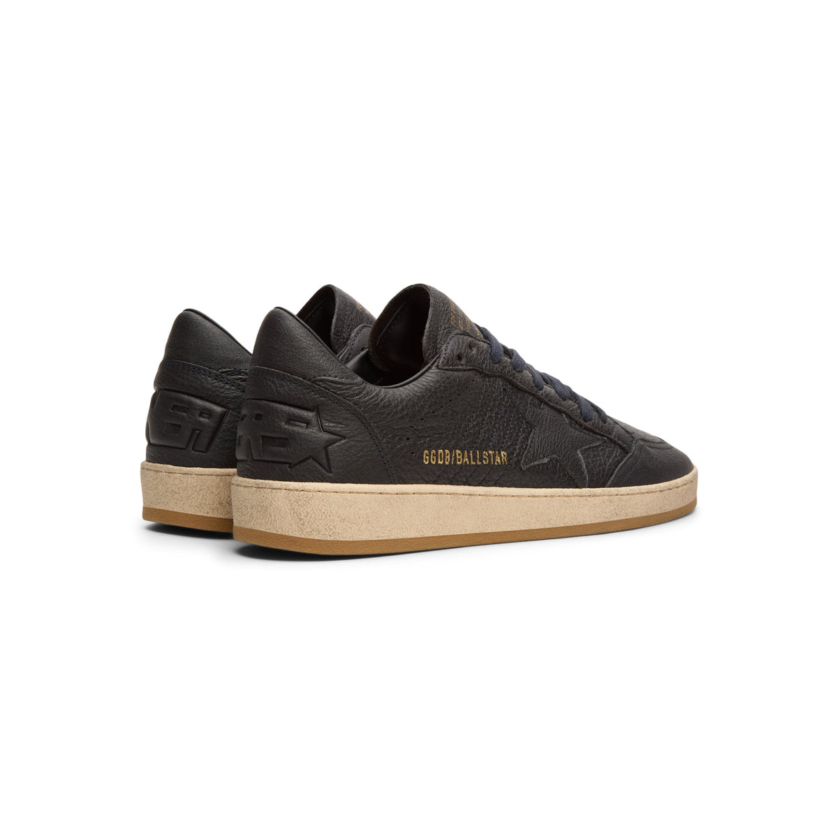 Golden Goose Ballstar Leather Upper Star Toe Spur (Navy) - Image 4