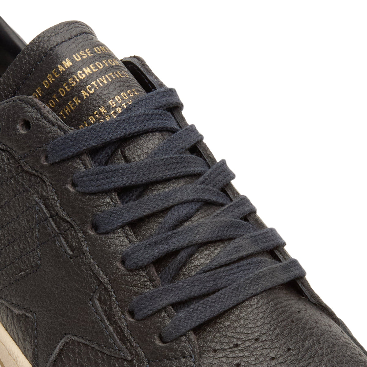 Golden Goose Ballstar Leather Upper Star Toe Spur (Navy) - Image 7