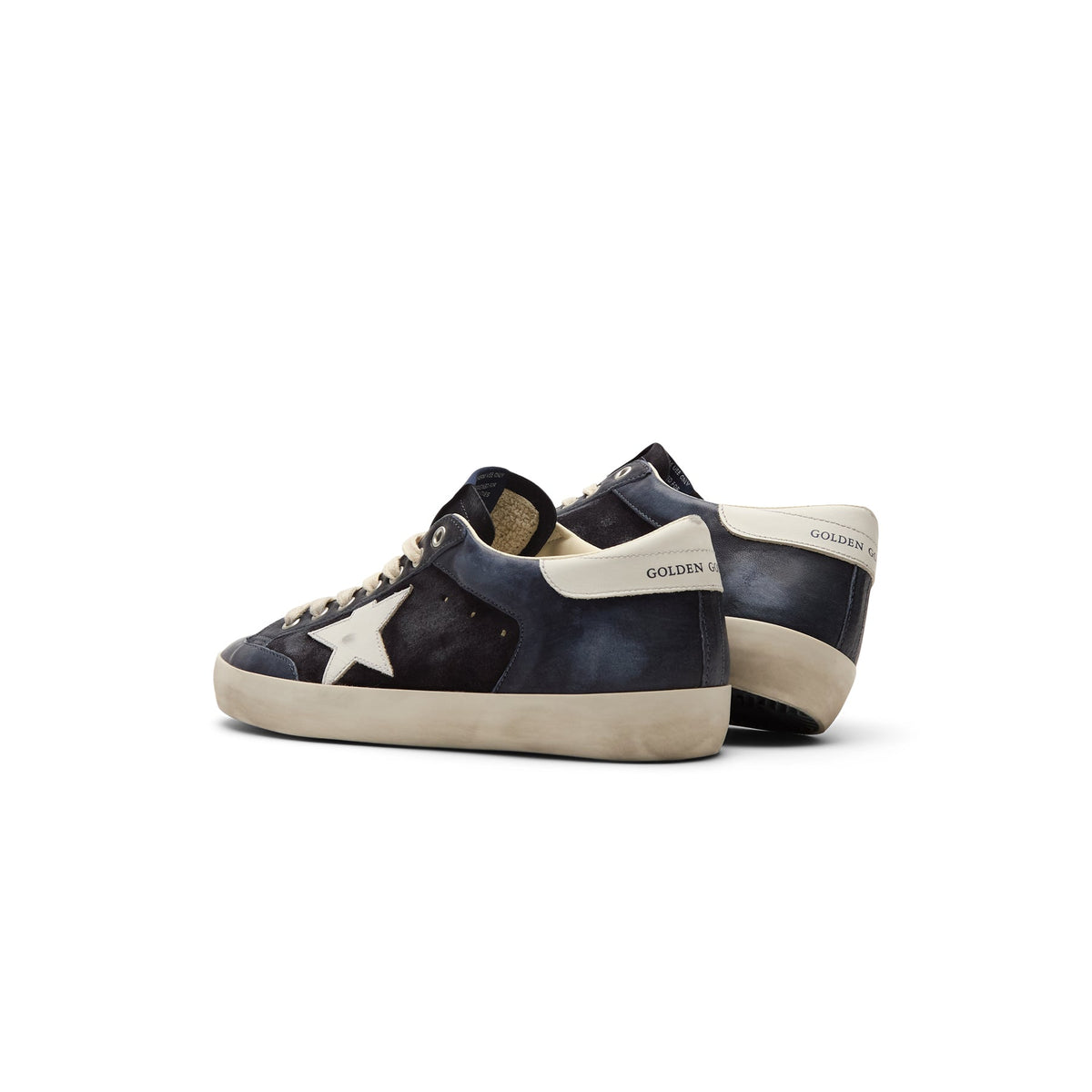 Golden Goose Super Star Suede And Nappa Upper (Dark Blue/White) - Image 5