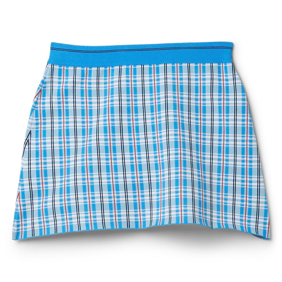 MARNI Plaid Mini Skirt (Blue) - Image 2