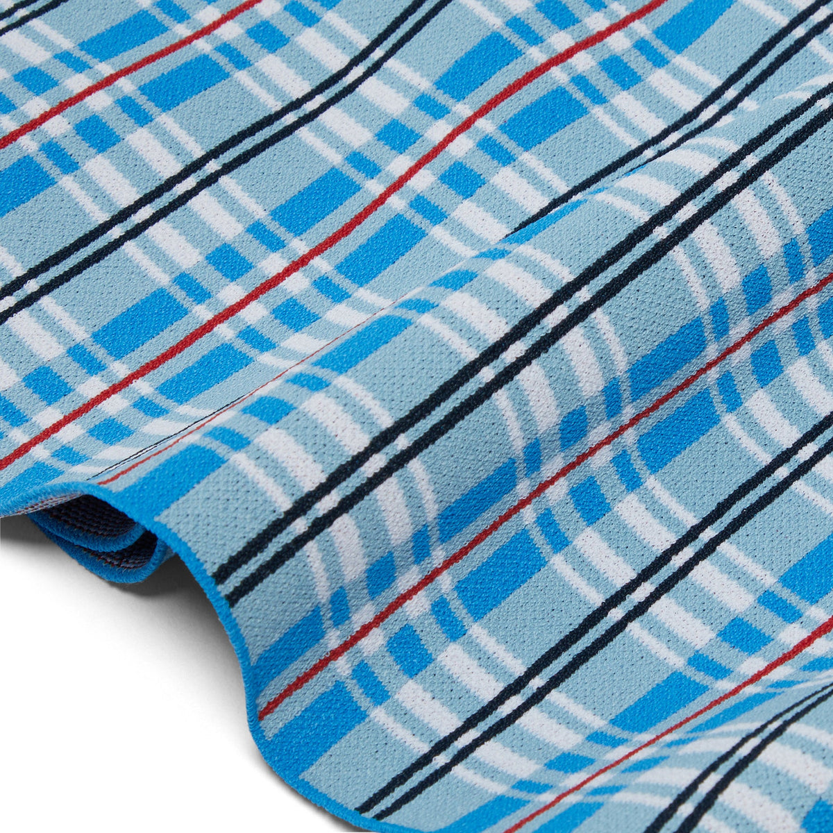 MARNI Plaid Mini Skirt (Blue) - Image 4