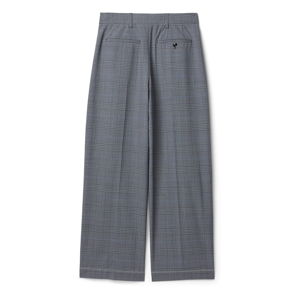 MARNI Prince of Wales Wool Check Trousers (Truffle) - Image 2