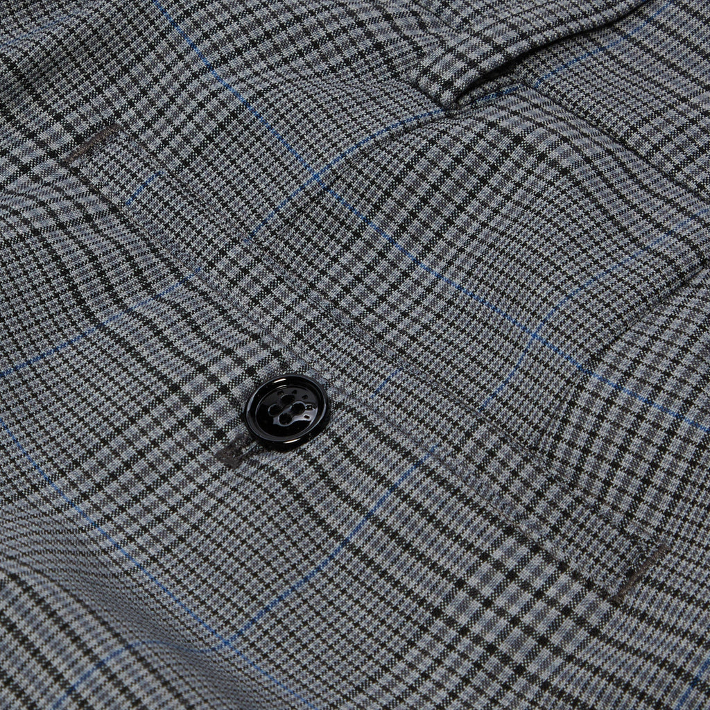MARNI Prince of Wales Wool Check Trousers (Truffle) - Image 4