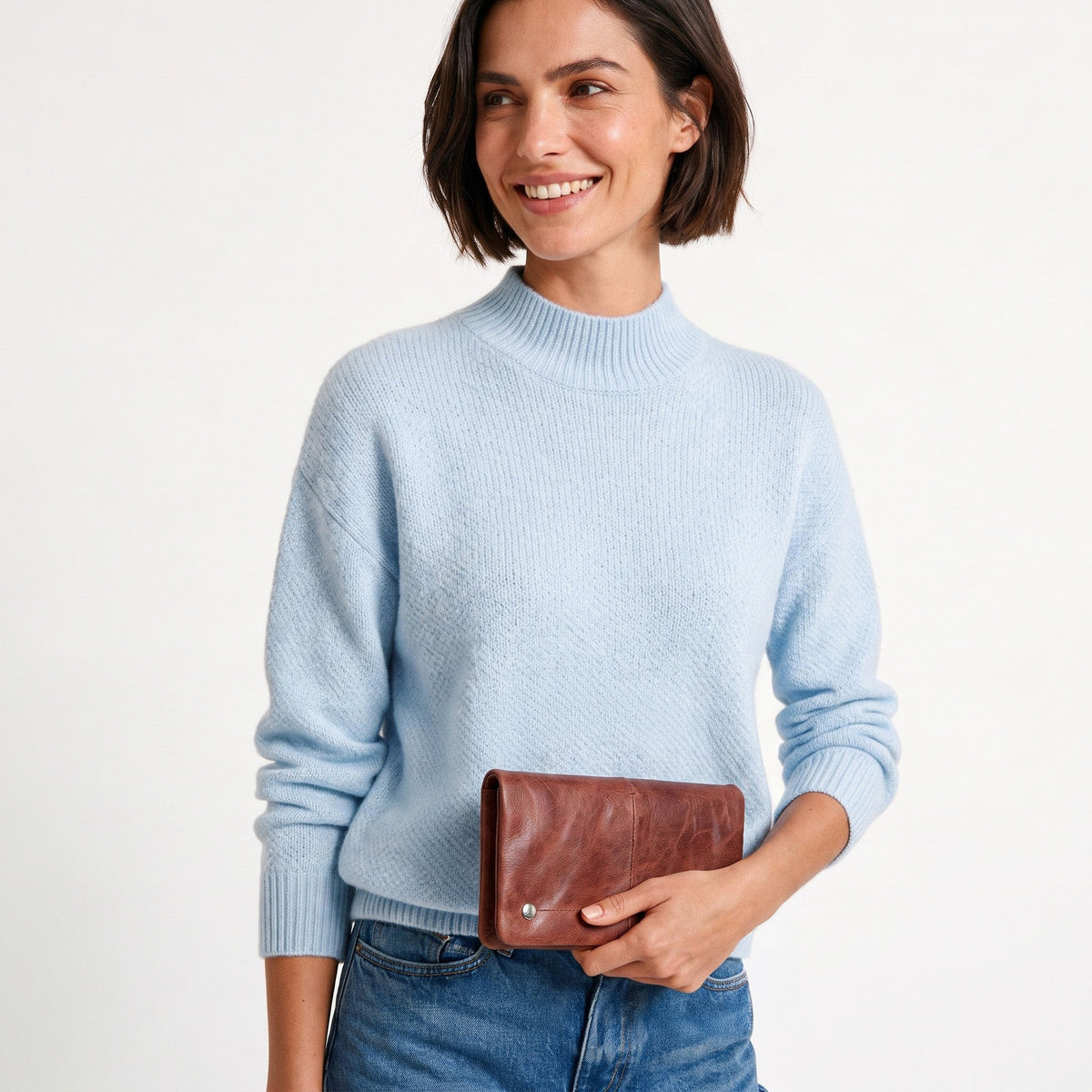 Terry Crackled Napa Leather Wallet - Image 4