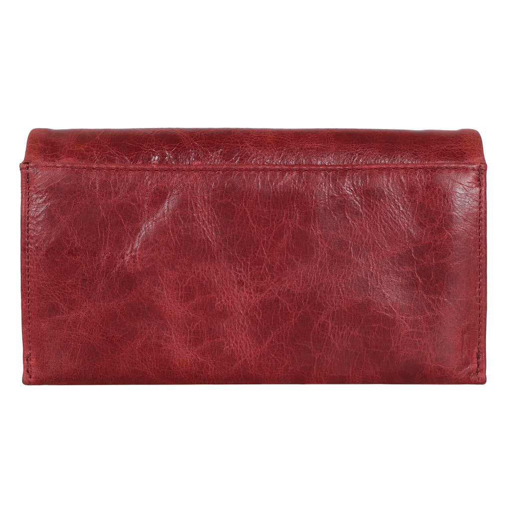 Eloise Crackled Napa Leather Wallet - Image 8