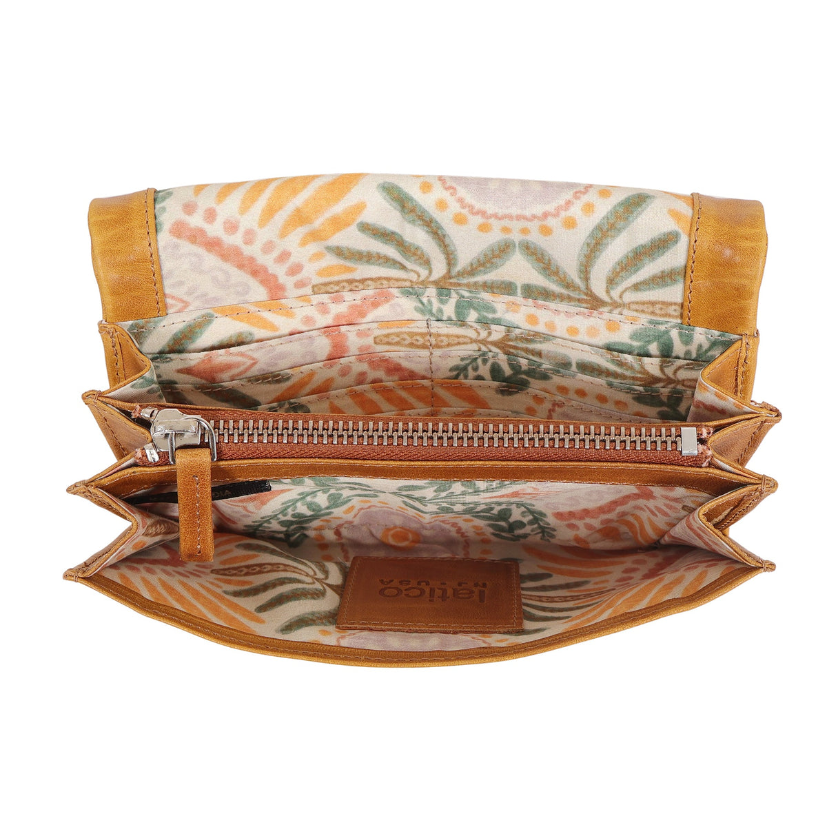 Eloise Crackled Napa Leather Wallet - Image 27
