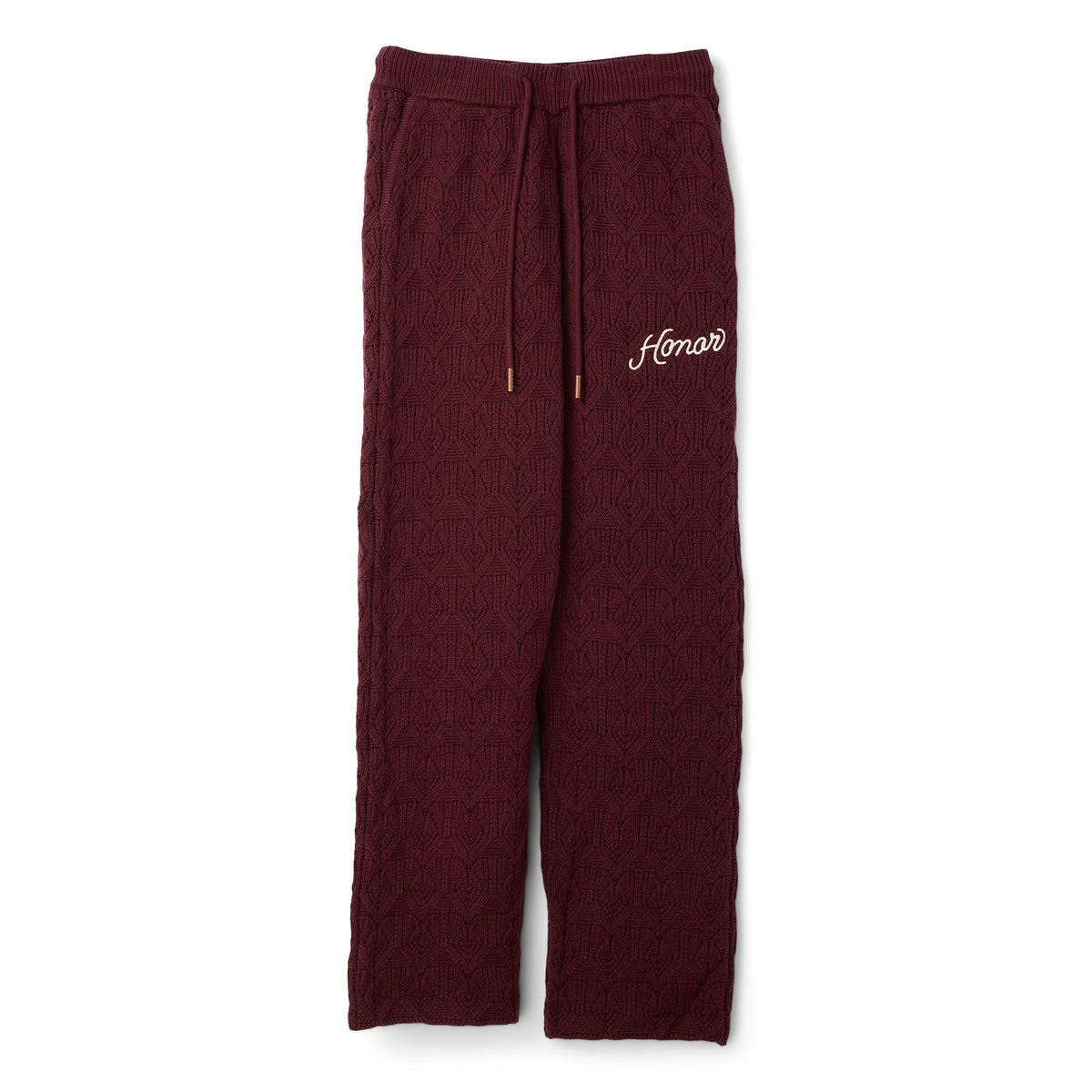Honor The Gift Cable Knit Pant (Berry)