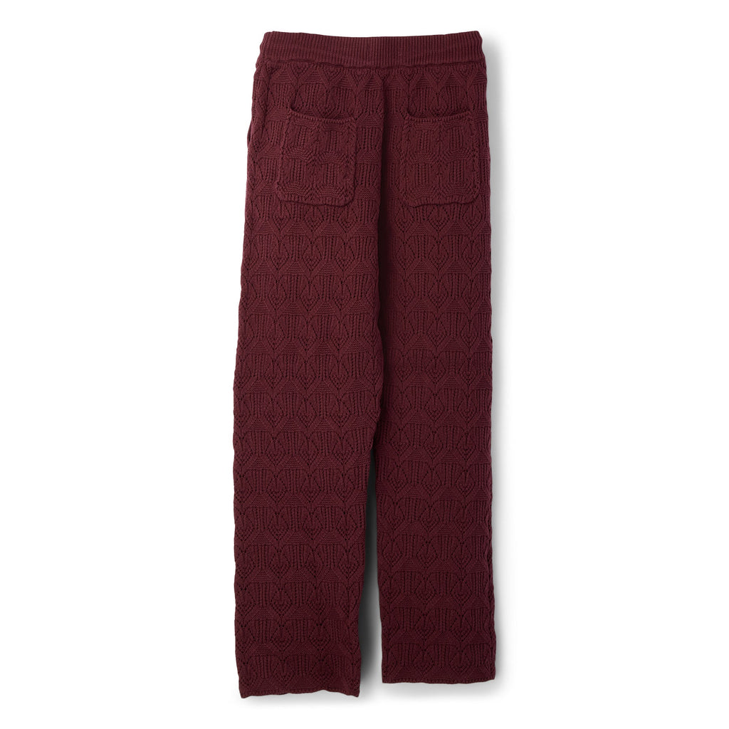 Honor The Gift Cable Knit Pant (Berry) - Image 2