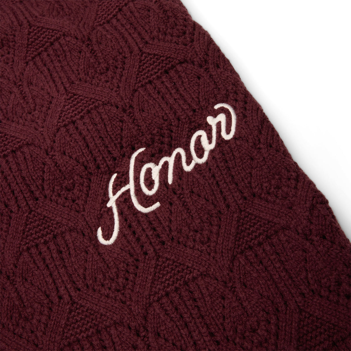 Honor The Gift Cable Knit Pant (Berry) - Image 4