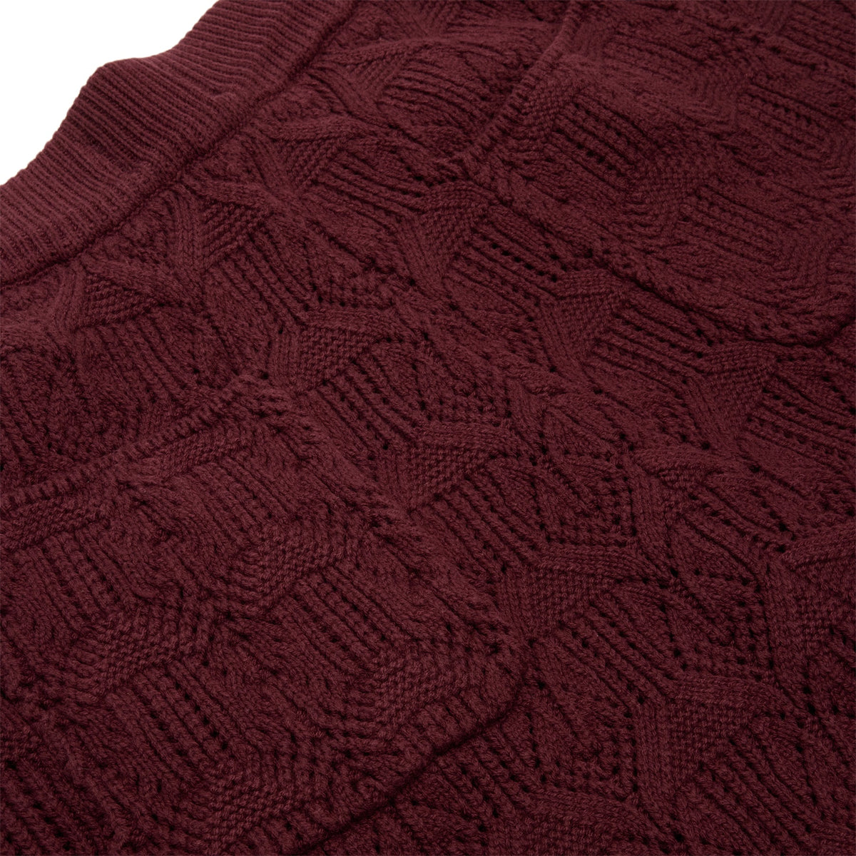 Honor The Gift Cable Knit Pant (Berry) - Image 5