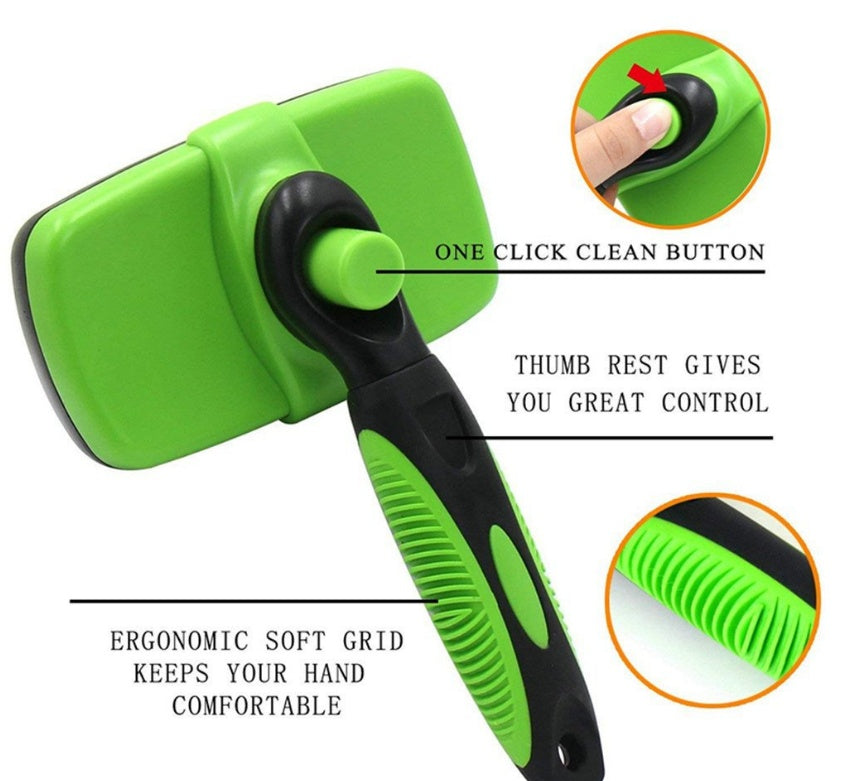 Pet Self-Cleaning Slicker Brush - Image 6