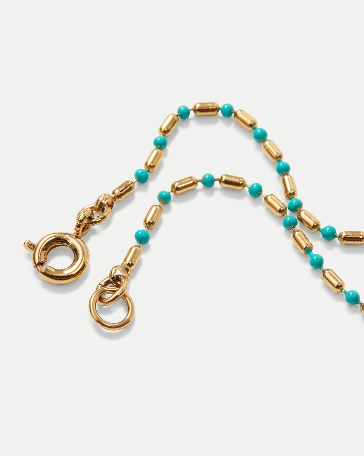 Enamel Bead Chain Anklet - Image 3