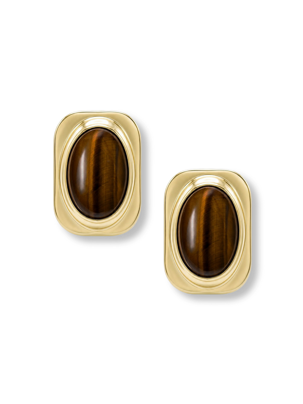 Tiger’s Eye Post Earring - Image 4