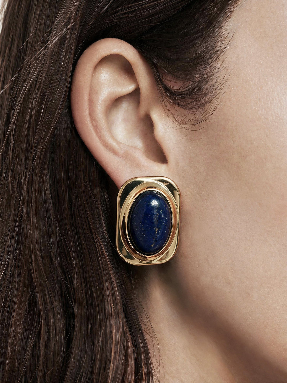 Lapis Post Earring - Image 2