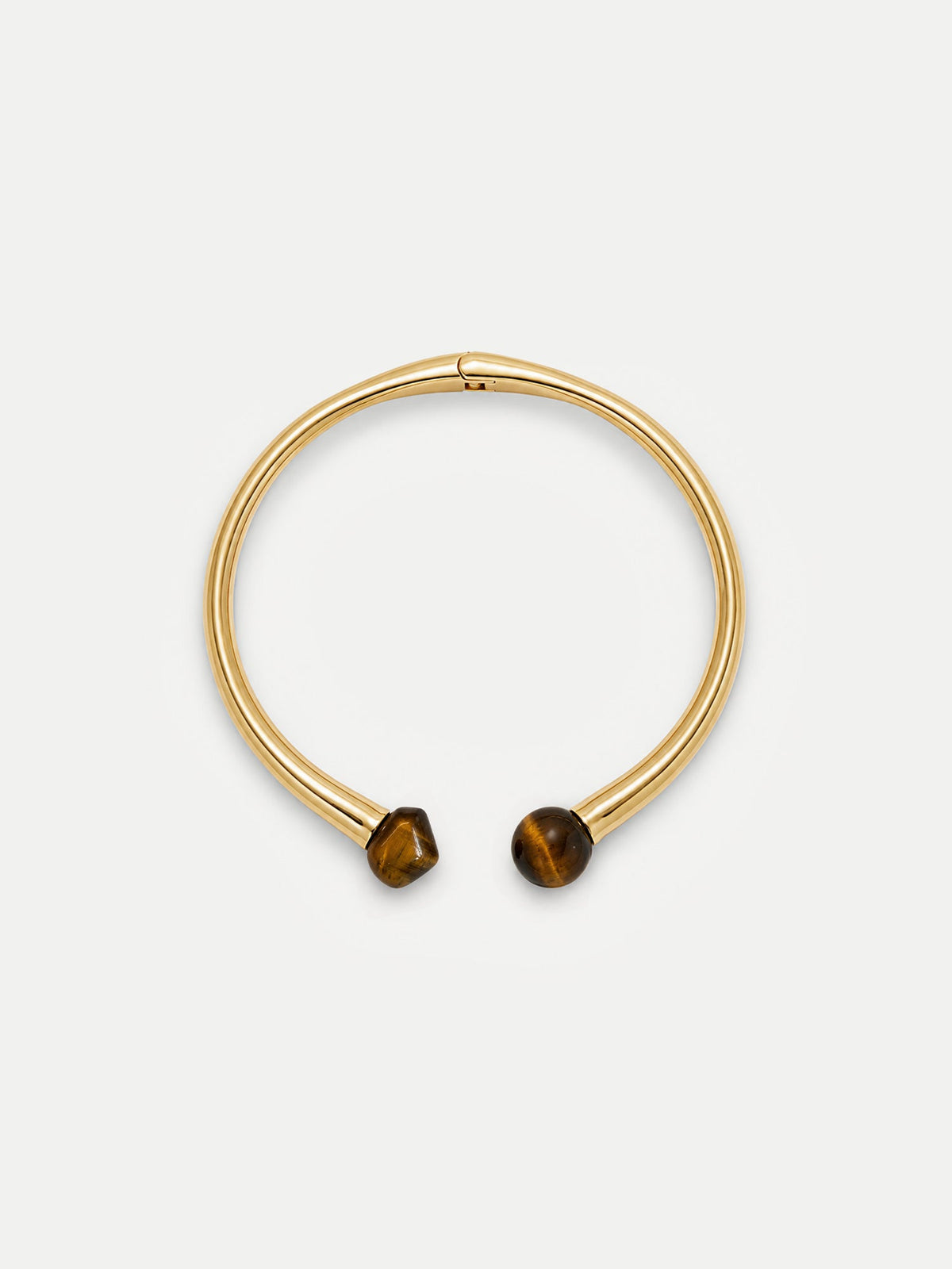 Tiger’s Eye Open Collar Necklace