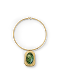 Turquoise Cabochon Collar Necklace - Image 5