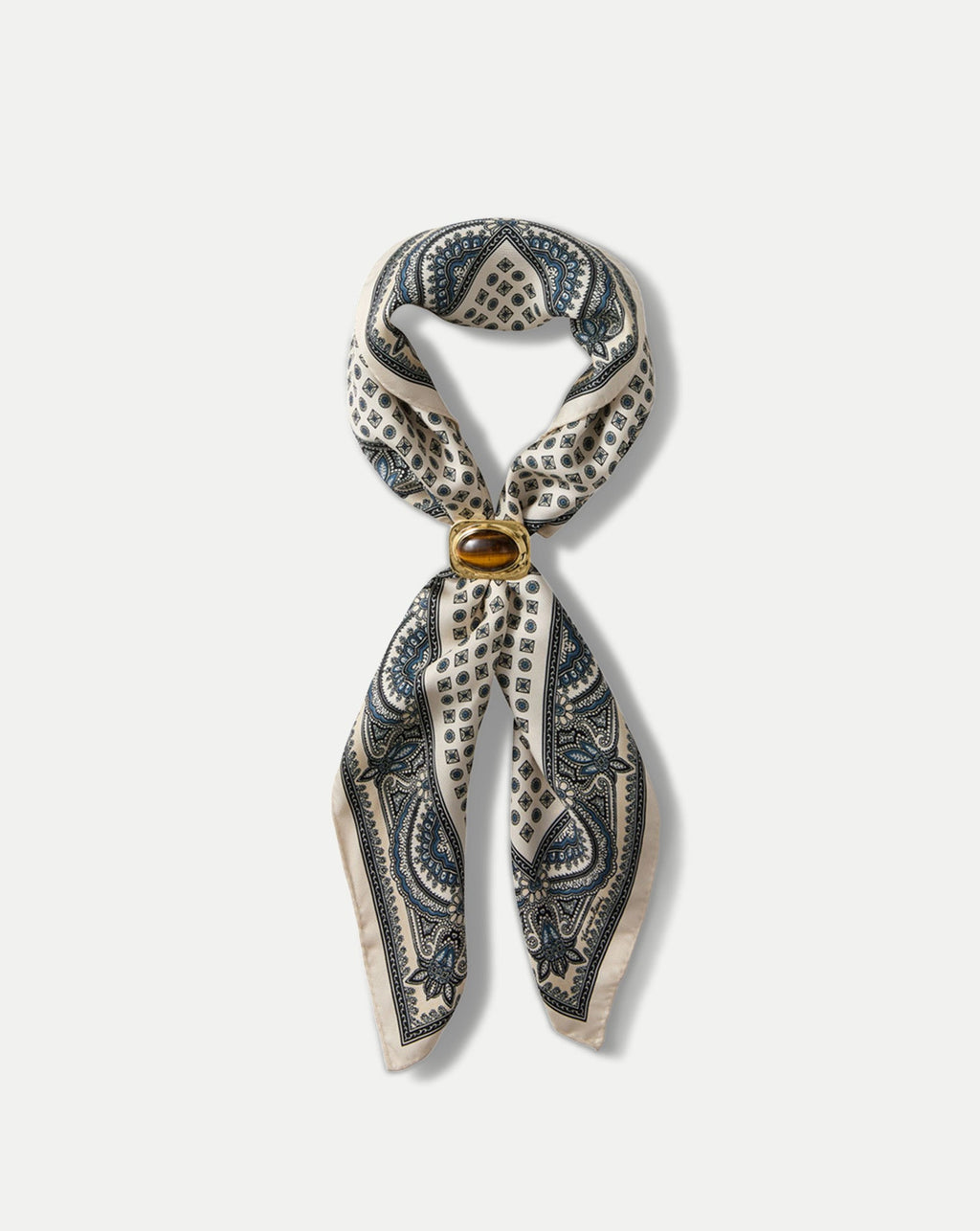 Tiger’s Eye Scarf Ring - Image 3