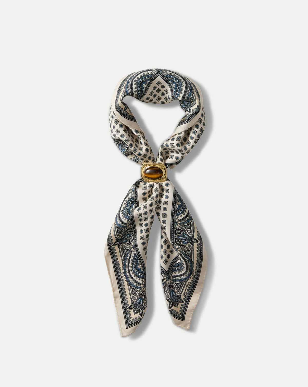 Tiger’s Eye Scarf Ring - Image 3