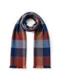 Plaid Wool Scarf - Image 5