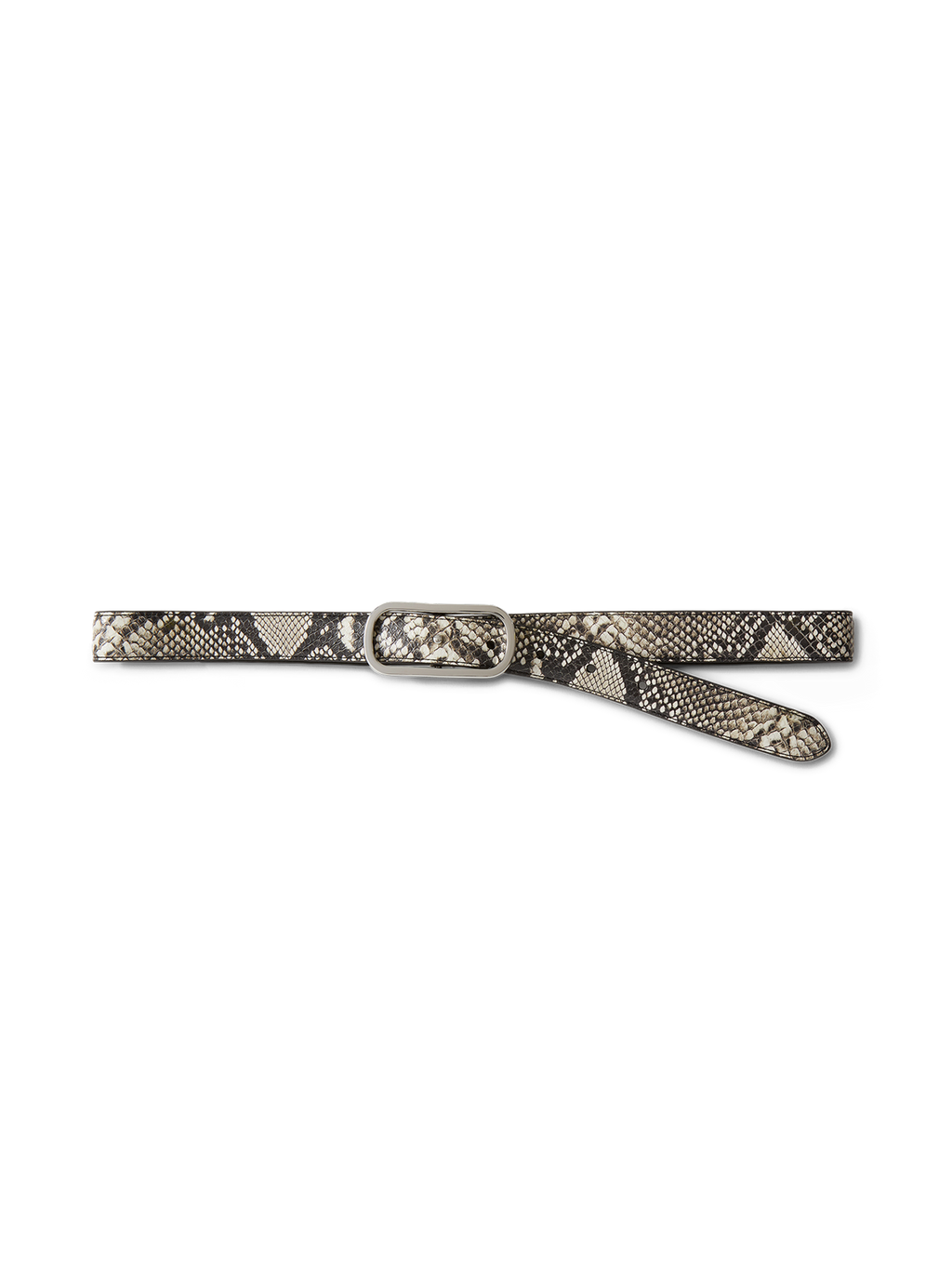 Snake-Embossed Loop Belt - Image 4