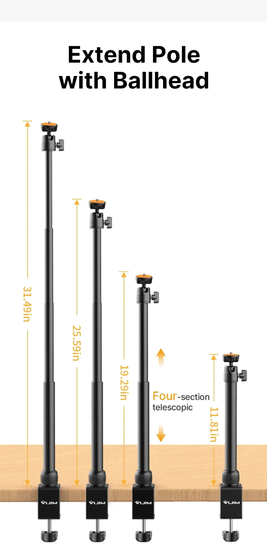 VIJIM K20 Pro Desktop LED Panel Light - Image 8