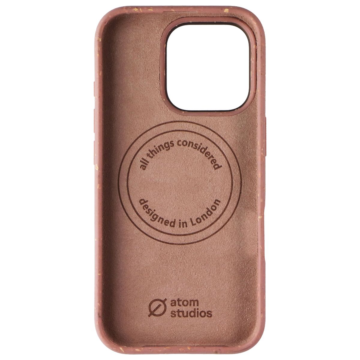 Atom Studios Split Wood Fiber Case for MagSafe for Apple iPhone 16 Pro - Taupe - New - Image 3