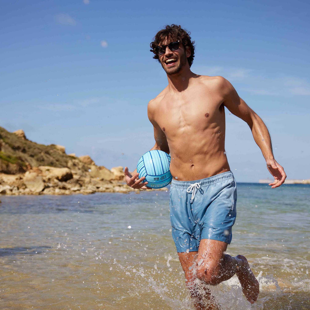 Adler Mens Swimshorts - Pale Blue - Image 5