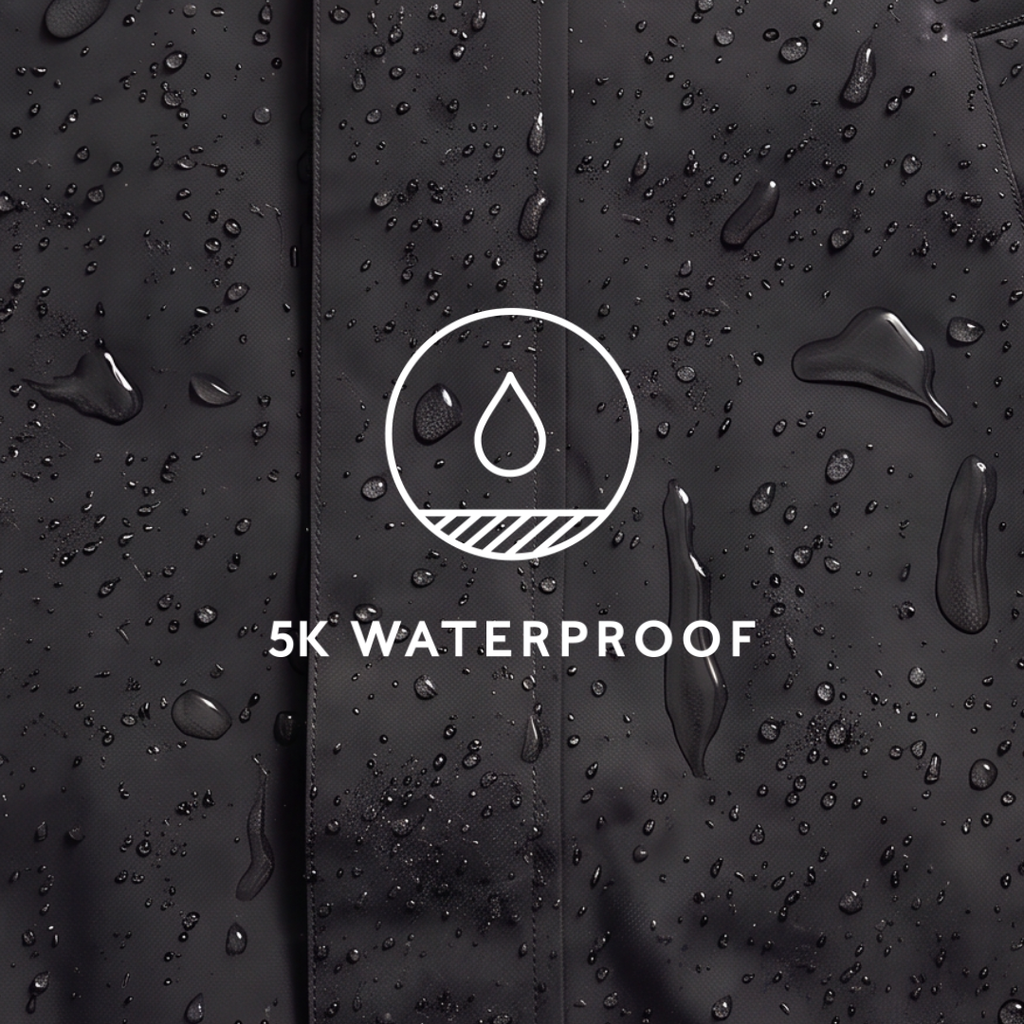 Aksel Mens Waterproof Insulated Parka - Black - Image 13