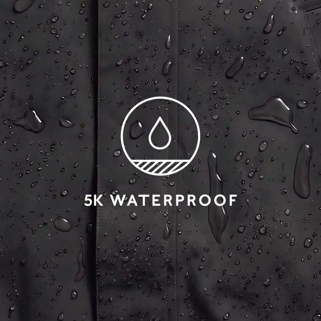Aksel Mens Waterproof Insulated Parka - Black - Image 13